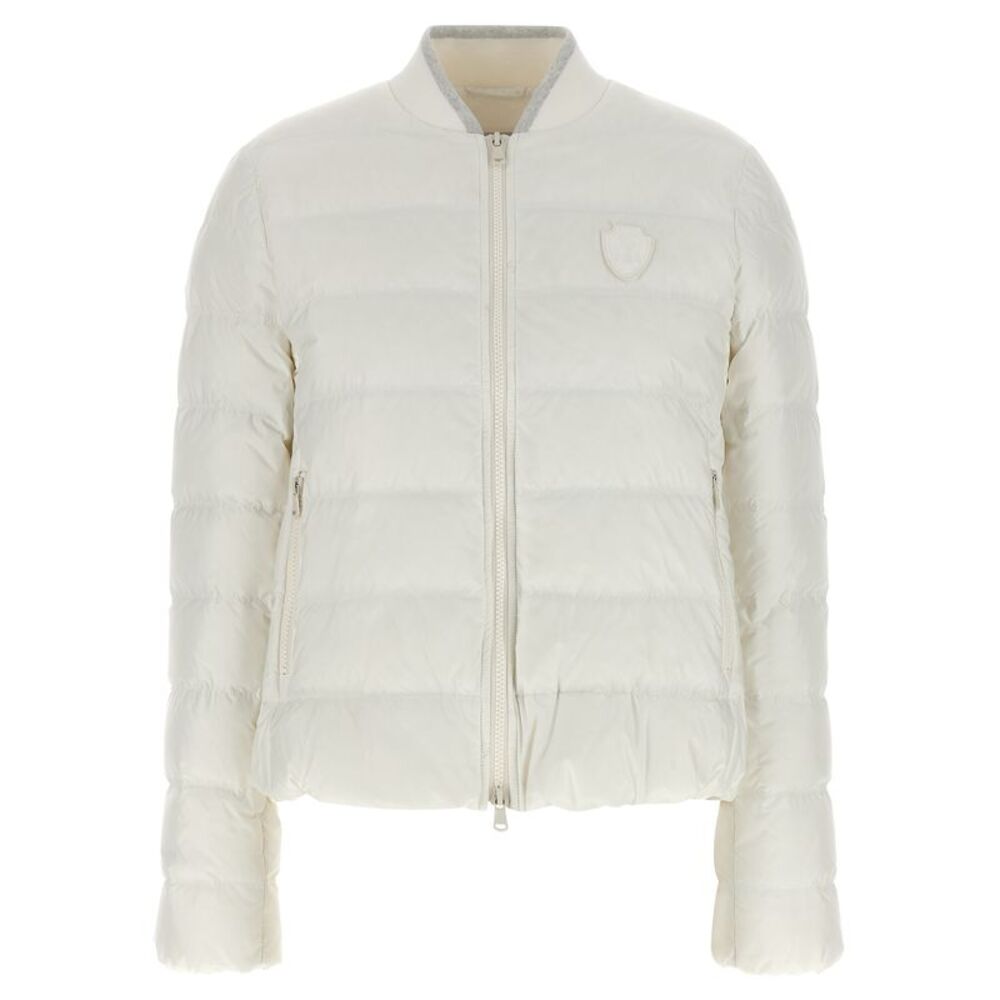 Brunello Cucinelli White Polyester Full-Length Women's Jacket